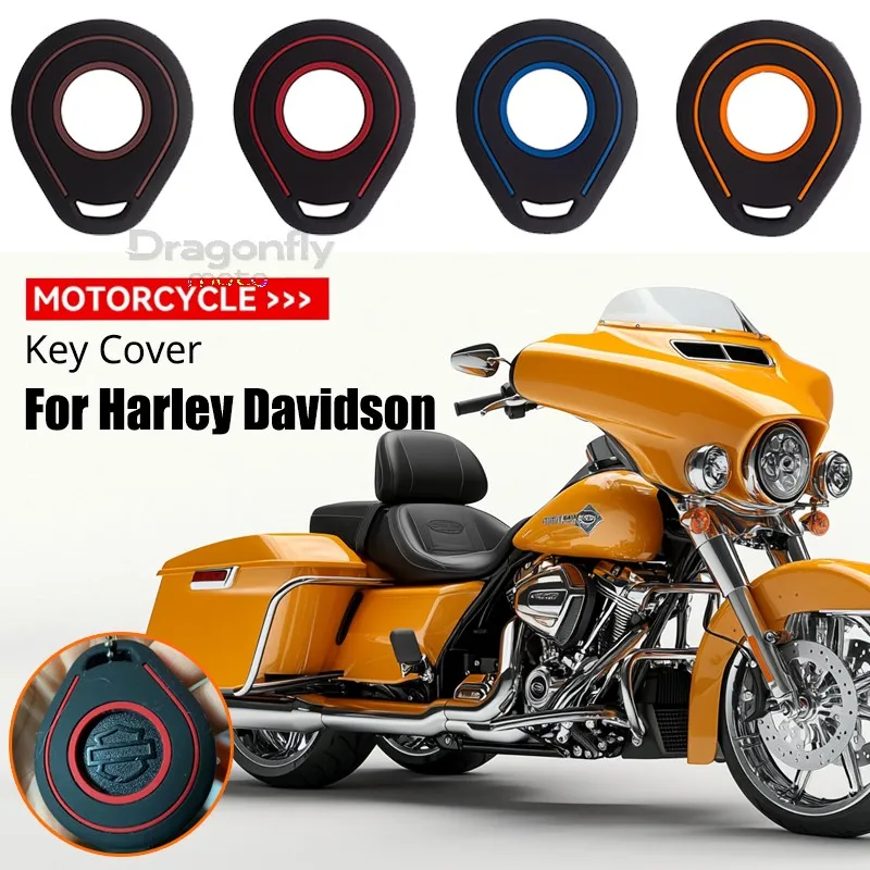 Car Cover for Harley Davidson Softail Sportster VRSC Touring X48 883 1200 Street Glide Motorcycle Key Case Holder Keychains