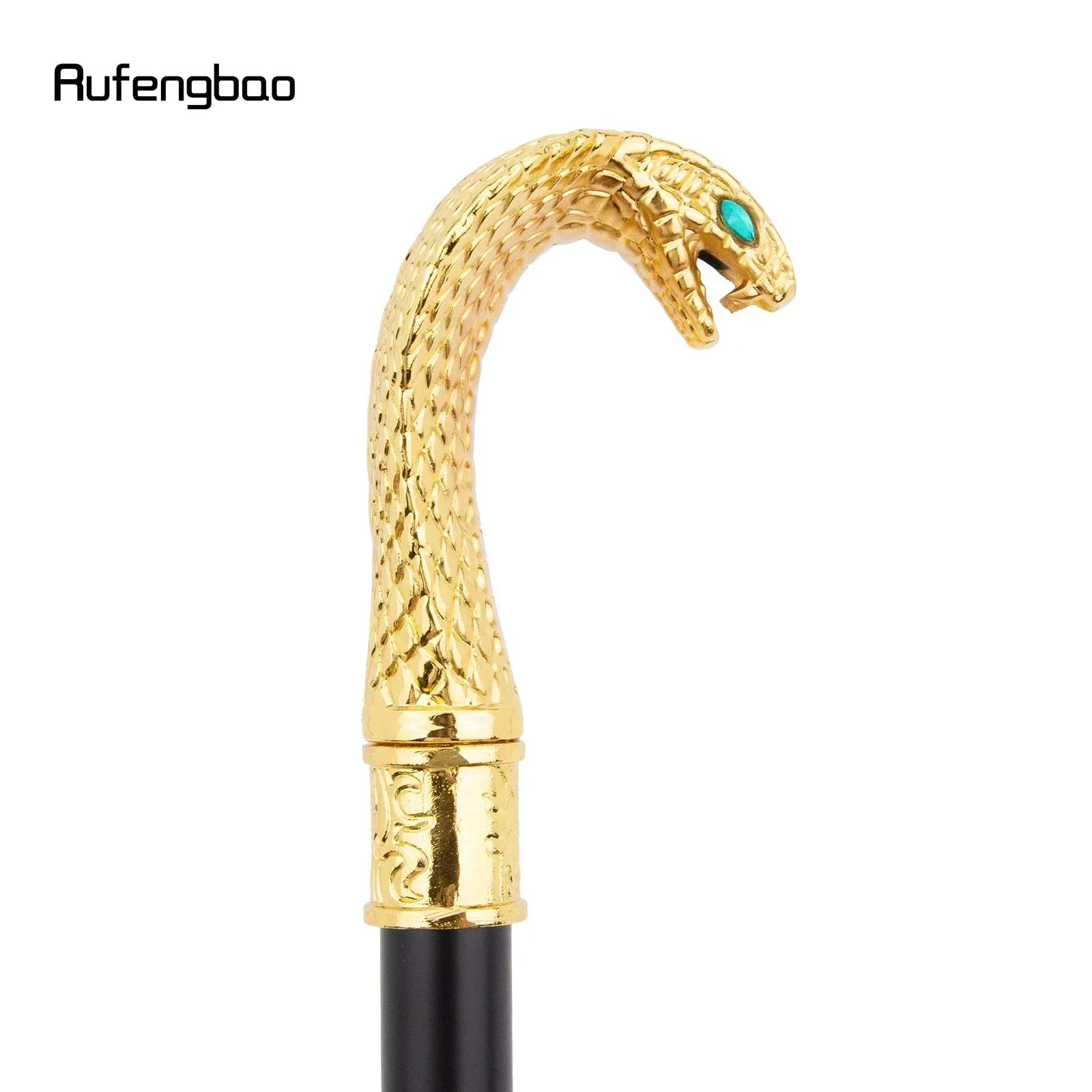 Golden Luxury Cobra Snake Handle Fashion Walking Stick for Party Decorative Walking Cane Elegant Crosier Knob Walking Stick 94cm view 6