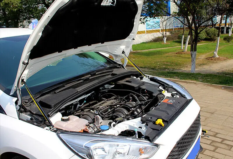 For Ford Focus MK3 2012 2013 2014 2015 2016 2017 2018 Front Bonnet Gas Struts Lift Supports Rod Arms Springs Shock Hood Dampers