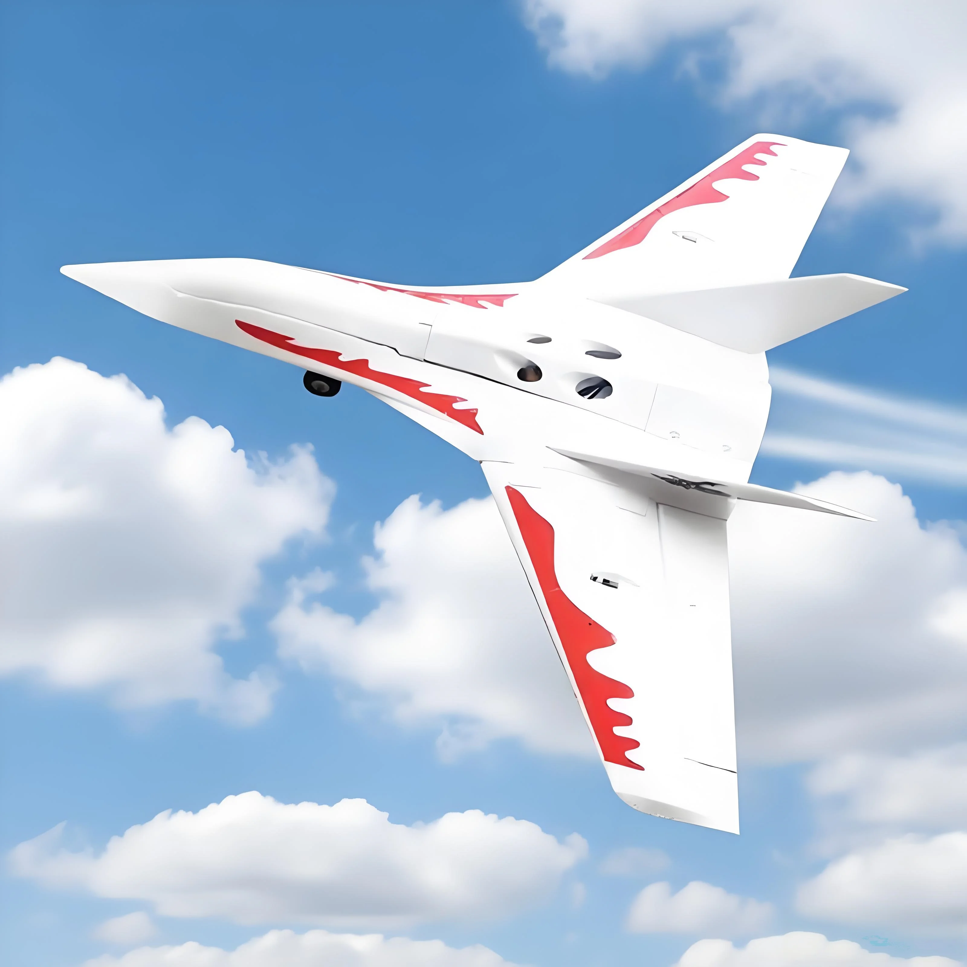 Kepaqi Rc Sword 770 Racing Delta Wing High-Speed Aircraft Electric Epo Fixed-Wing Remote Control Model Aircraft Outdoor Toy
