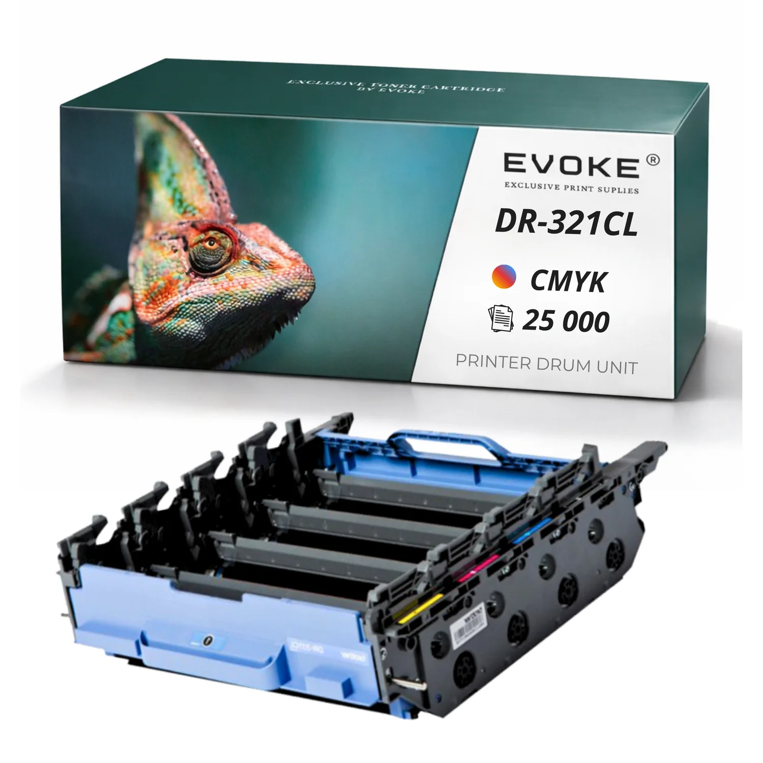 Evoke Compatibele Drum voor Brother Dr321Cl Dr-321Cl Cmyk 25000 Pagina's Mfc-L8900Cdw Mfc-L9570Cdw L8690Cdw