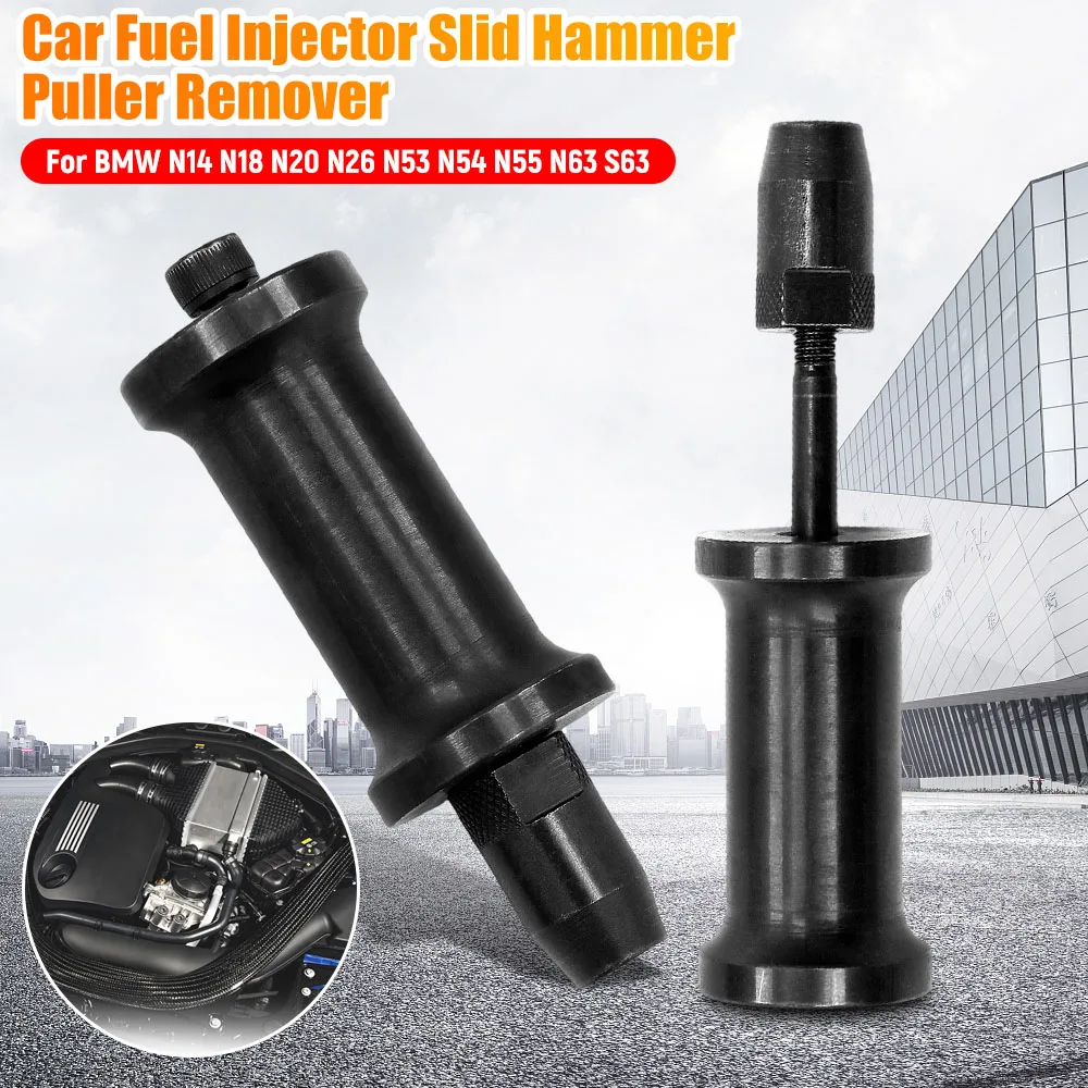 

1PC Car Fuel Injector Slid Hammer Puller Remover For BMW N14 N18 N20 N26 N53 N54 N55 N63 S63 Injectors Removing Tool Accessories