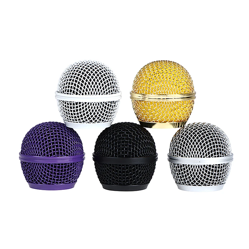 1pc For Shure SM58 Wireless Microphone Replacement Metal Microphone Grille Replacing Professional Party Mic Head Part