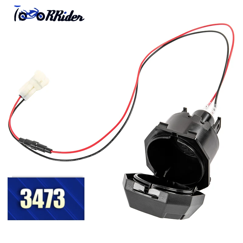 دراجة نارية اليسار واليمين كاميرا الهاتف المحمول USB شاحن سريع الملحقات مع التتابع لكاواساكي Versys 650 2022 2023 2024