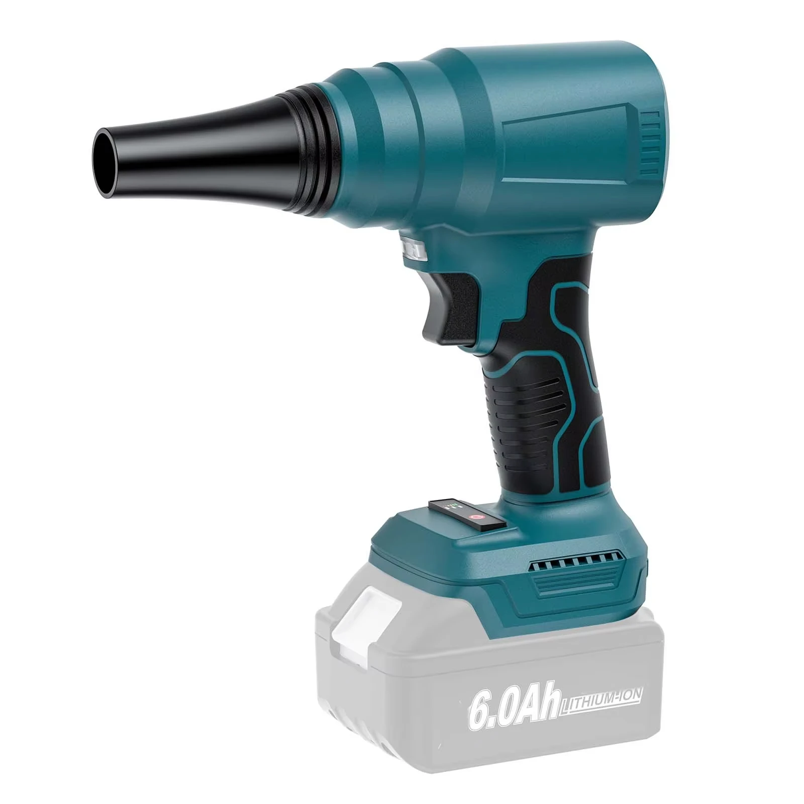 

Беспроводной высокоскоростной электрический воздуходувка, 85,000 об/мин, бесщеточный двигатель, турбоструйный двигатель, сделай сам, чистка и наружное использование для батареи 18 В