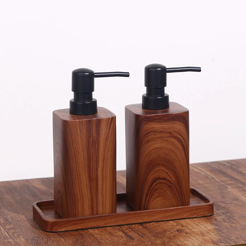 Walnut Pattern Pressing Hand Sanitizer Bottle Shower Gel Shampoo Emulsion Beautifully Divided Into Bottles and Empty Bottles