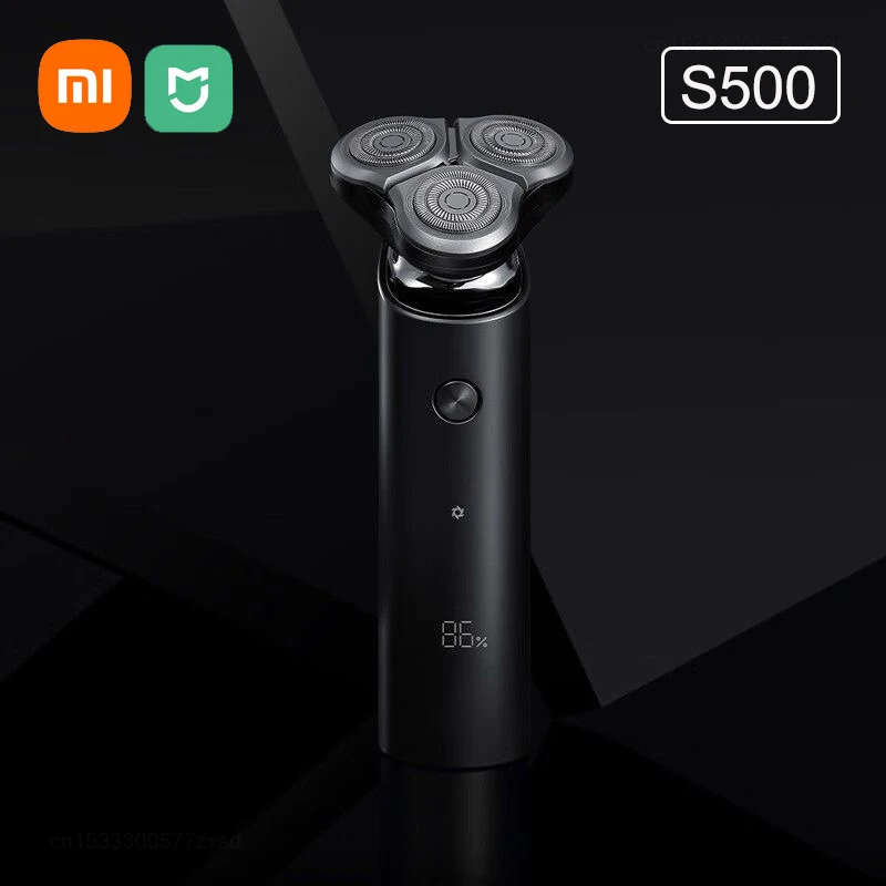 Xiaomi Mijia S500 Electric Shaver Dry Wet Shaving Triple Blade Trimmer Beard Floating Head Men's Shaver Electric Razors Machine