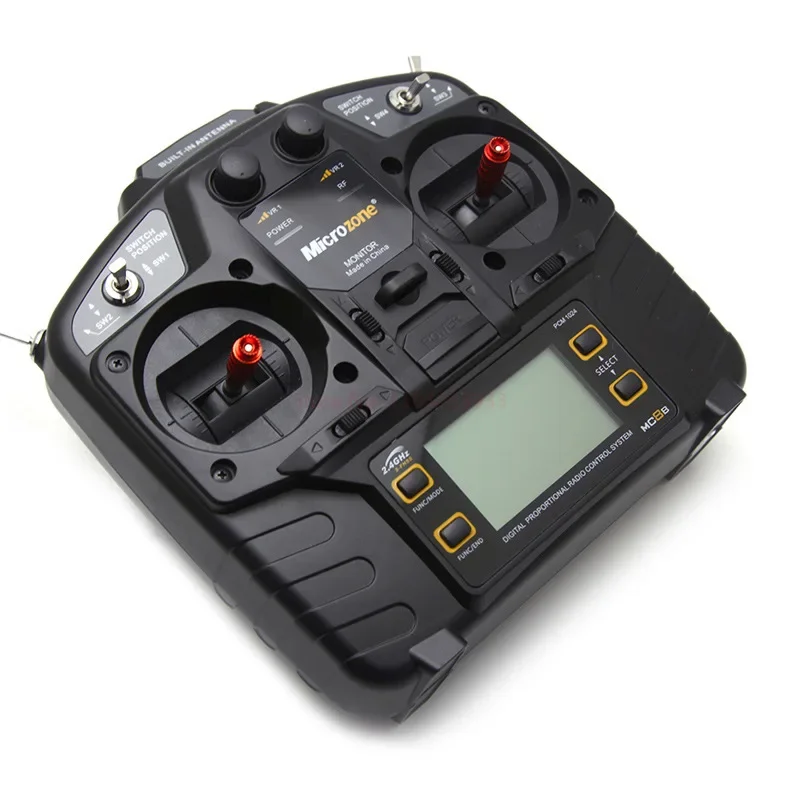 

Microzone Mc8b 2.4g 8ch Remote Control Transmitter & Mc8re/ Mc9002 Receiver Radio System For Rc Aircraft Fixed-wing Helicopter