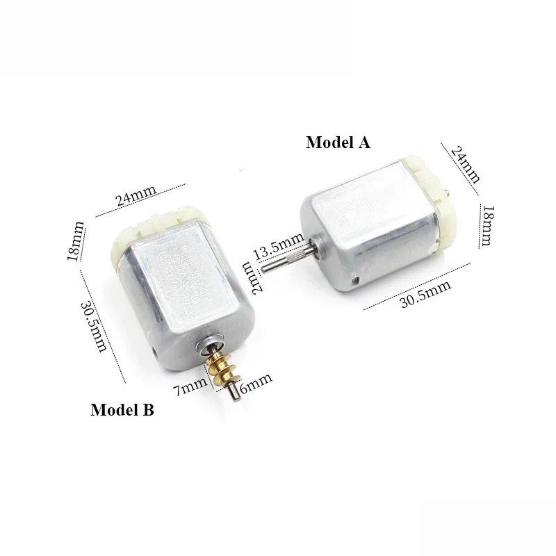 

Standard FS280-KC/18185 Mini 24mm Flat Electric Motor 12V 9000RPM Knurled Shaft for Car Door Lock & Rearview Mirror Repair