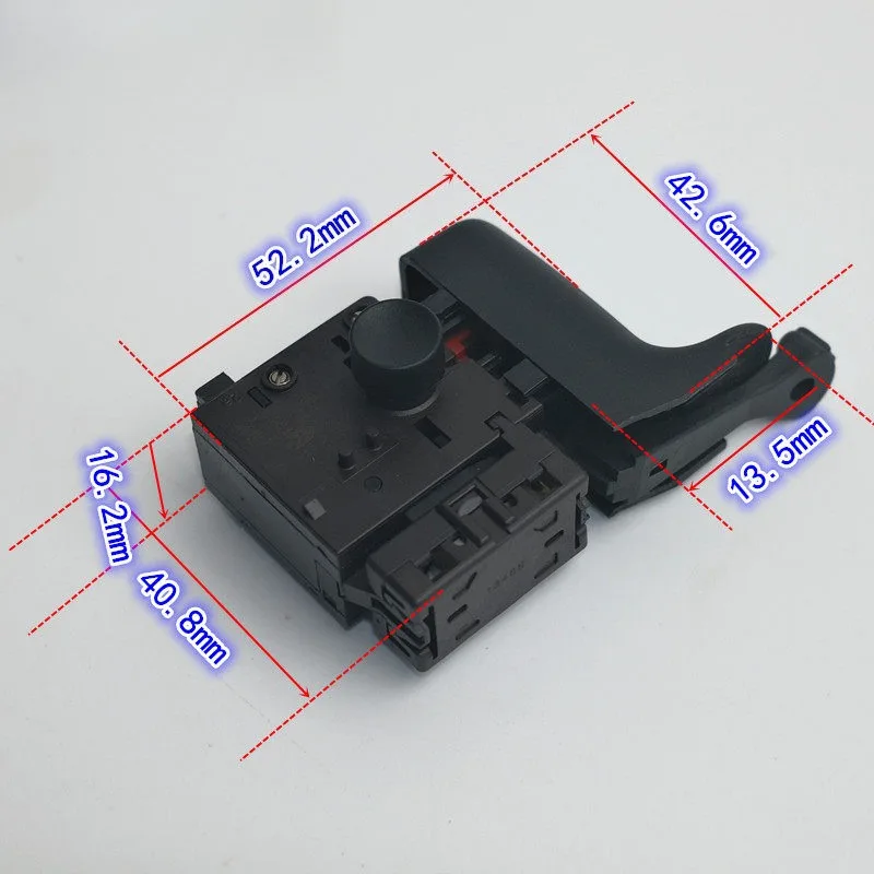 DGQ-1106H AC Power Tool Speed Controller Switch Forward Reverse Self-locking 250V 6A Replacement Accessory