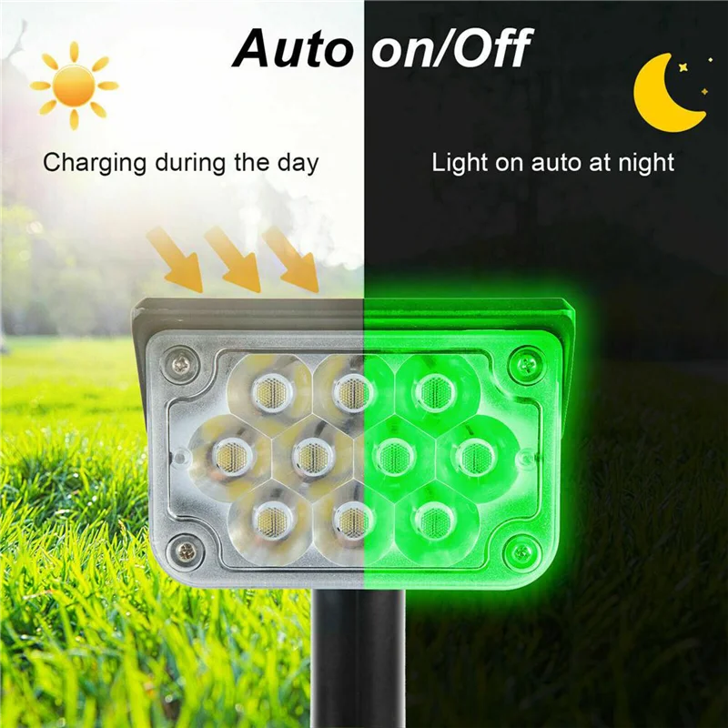 

Solar Spotlight Solar Garden Light Solar Power Outdoor Green Light Solar Light Courtyard Spotlight IP65 For Yard Decor