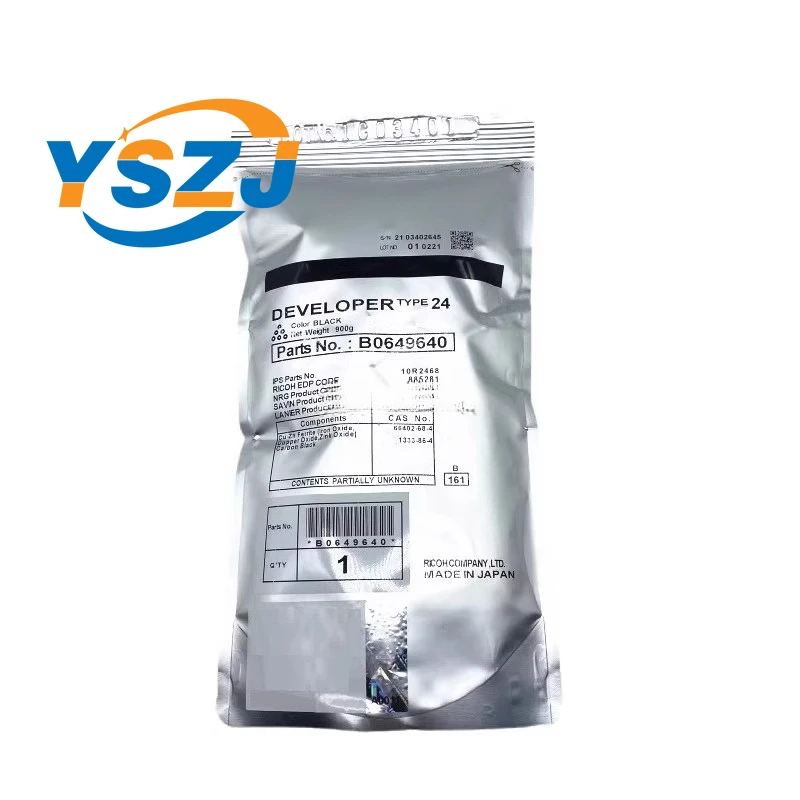 

B0649640 high quality Black Developer Powder Type 24 For Ricoh Aficio 1060 1075 2051 2060 2075 MP 5500 6000 6500 7500 9000 8001