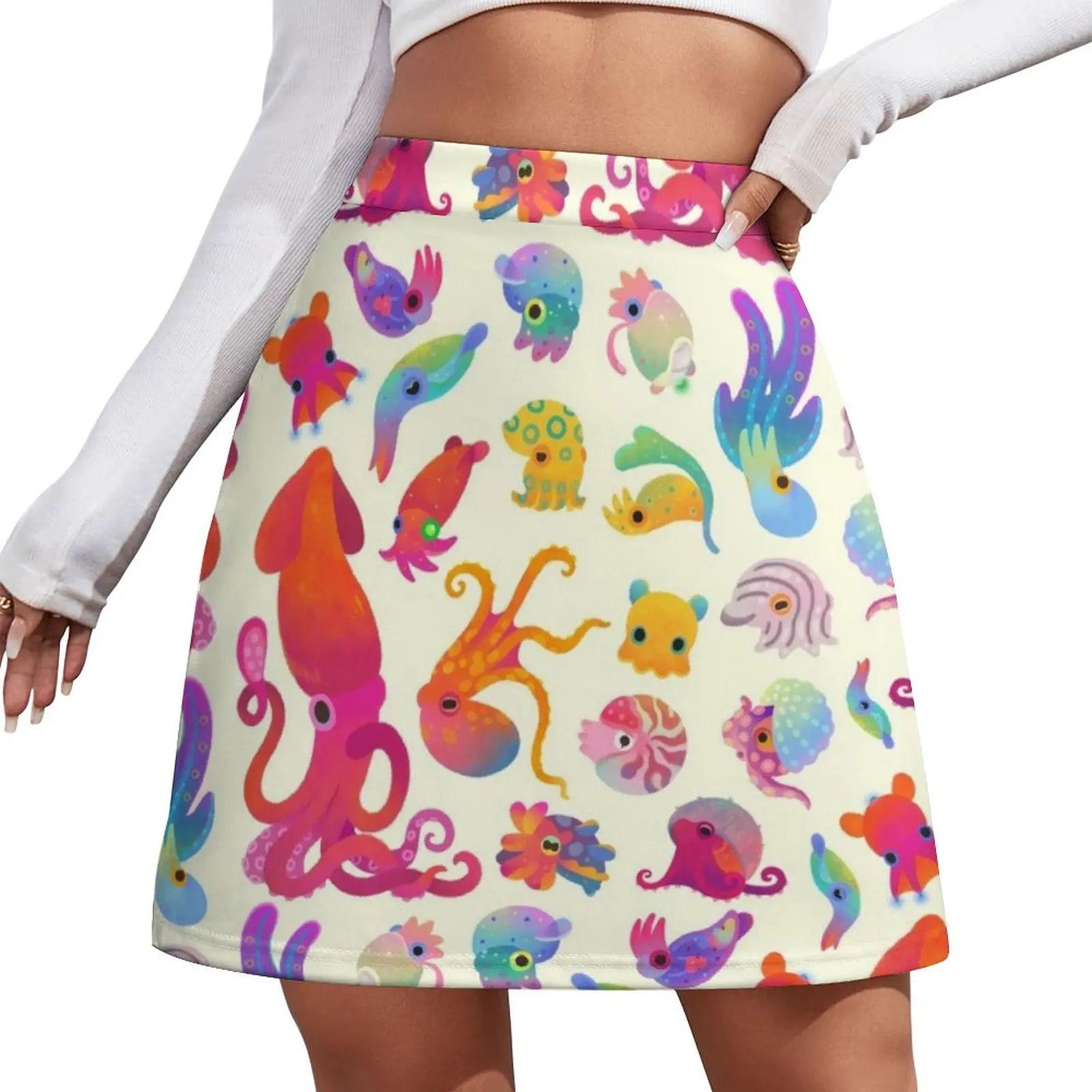 

Cephalopod - pastel Mini Skirt skirts for womens 2023 kpop korean style clothing