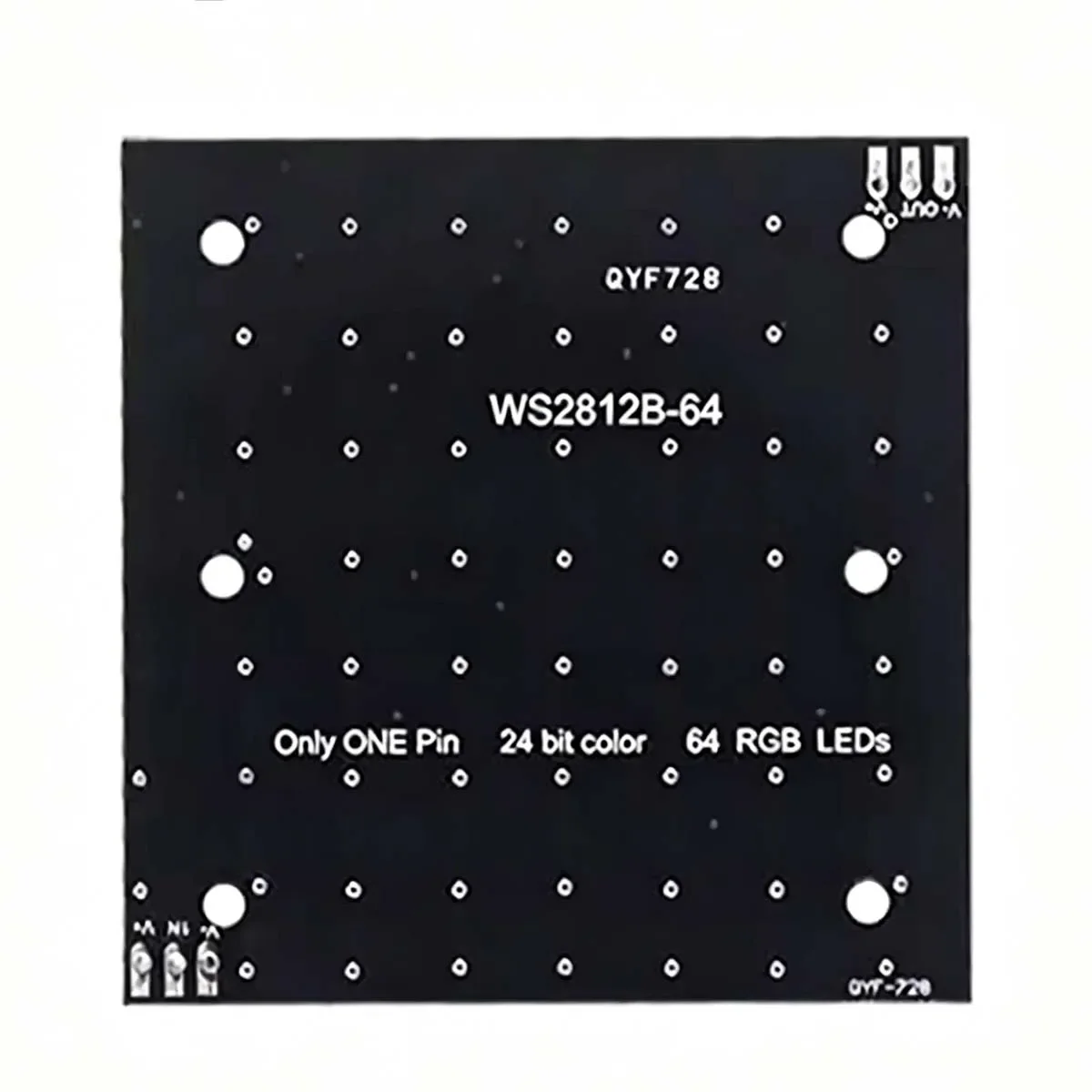 8x8 WS2812 LED Matrix Panel 64 RGB Pixels 5050 SMD Individually Addressable Programmable DC5V for Arduino ESP32 DIY