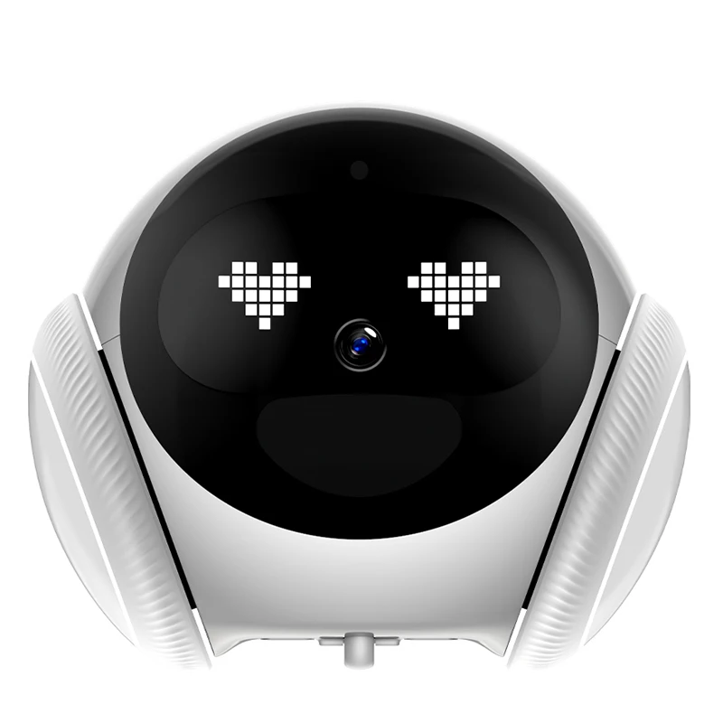 Child Care Robot | Home Monitoring Camera & Pet/Elderly Companion | 2-Way Audio, APP Remote Control | Max 512GB SD Card Support