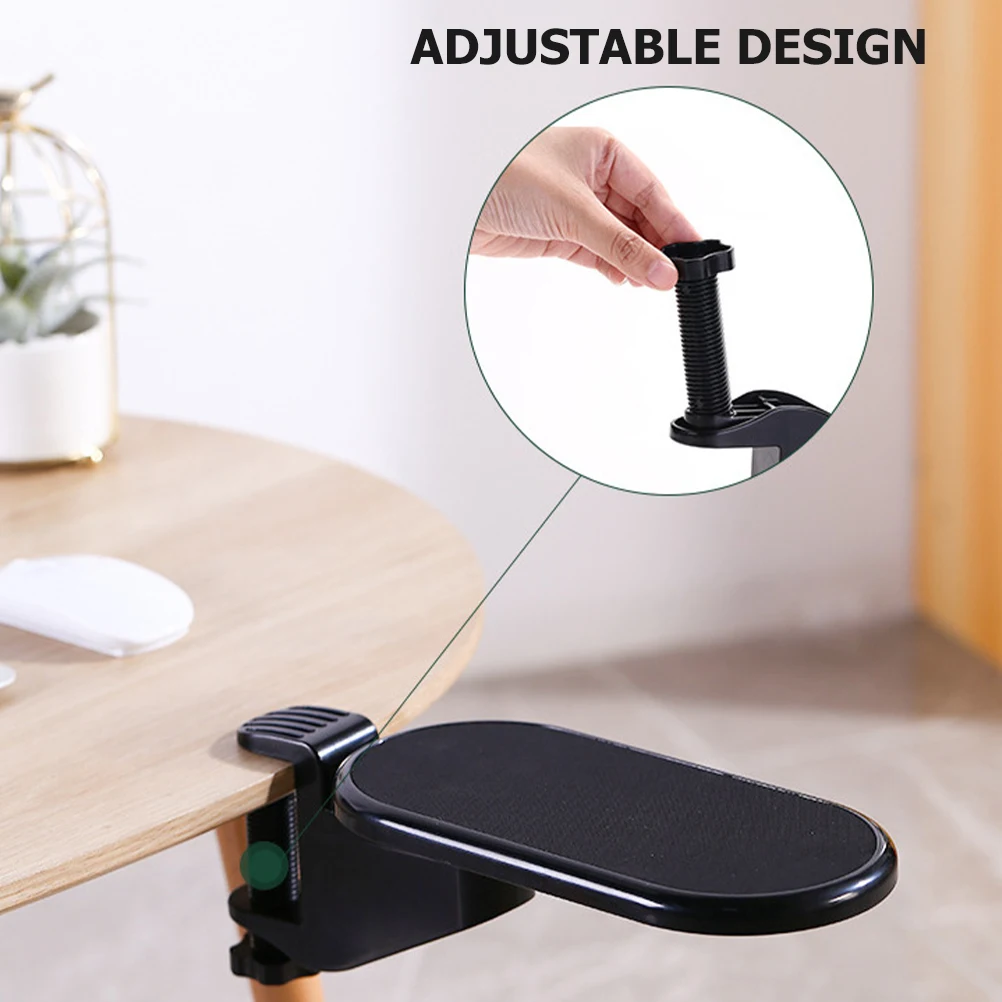 

Computer Arm Rest for Desk Adjustable Ergonomic Arm Support Desk Extender Wrist Elbow Rest Mouse Pad for Office Gaming Use