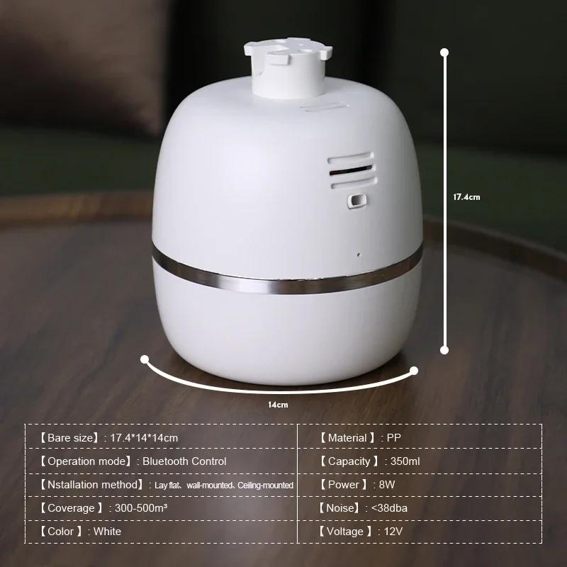 Picture 7: 500m³ Aroma Diffuser Bluetooth APP Home Fragrance Perfume Essential Oils Flavoring Smell Distributor 350ML Capacity 2025 New