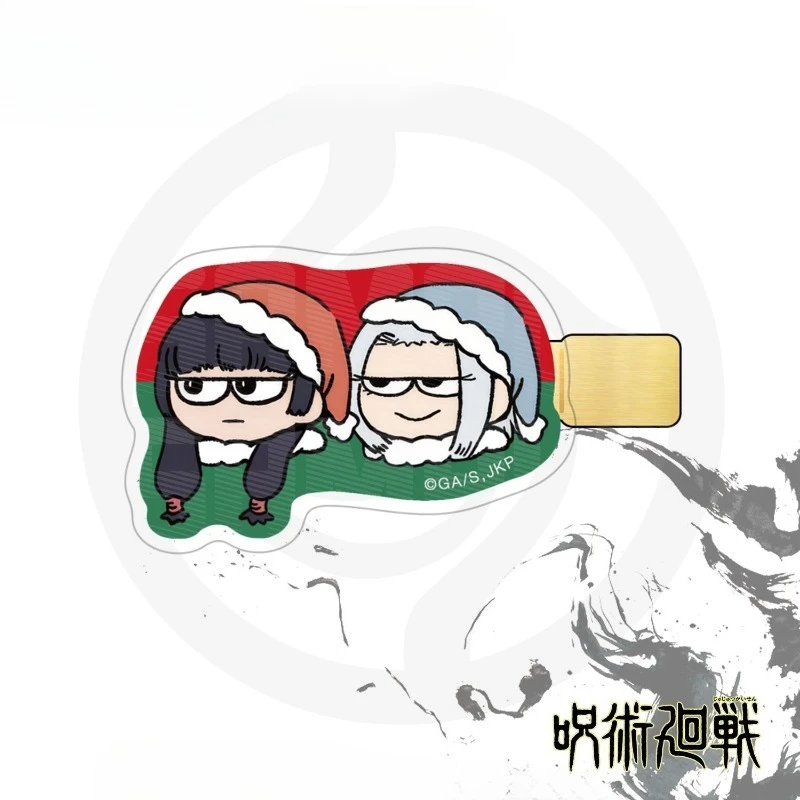 Nouveau Jujutsu Kaisen Gojo Satoru Nanami Kento Geto Suguru personnalité créative dessin animé Q Version épingle à cheveux latérale cadeau de grande valeur.