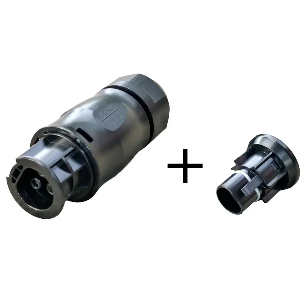 Waterproof 3-Pole Female End Cap Connector for Betteri BC01 Suitable for For hoymiles Single Phase Inverter Rated Current 25A
