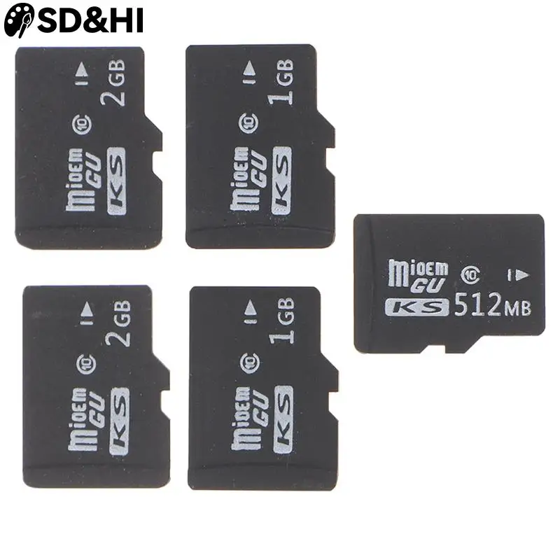 1pcs 512m 1GB 2GB profession elle Hochgeschwindigkeits-Flash-Mini-Micro-SD-Karte Anzug Handys Kameras Zubehör