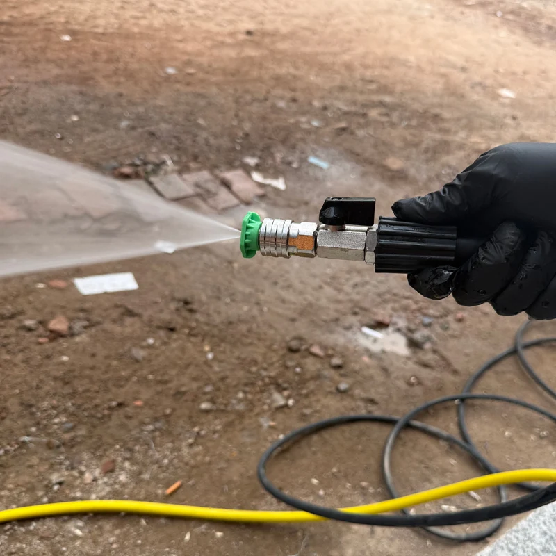 High Pressure Washer Ball Valve M22-14mm/15mm To 1/4 Quick Connector for Power Washer Hose Control Water Flow Switch view 6