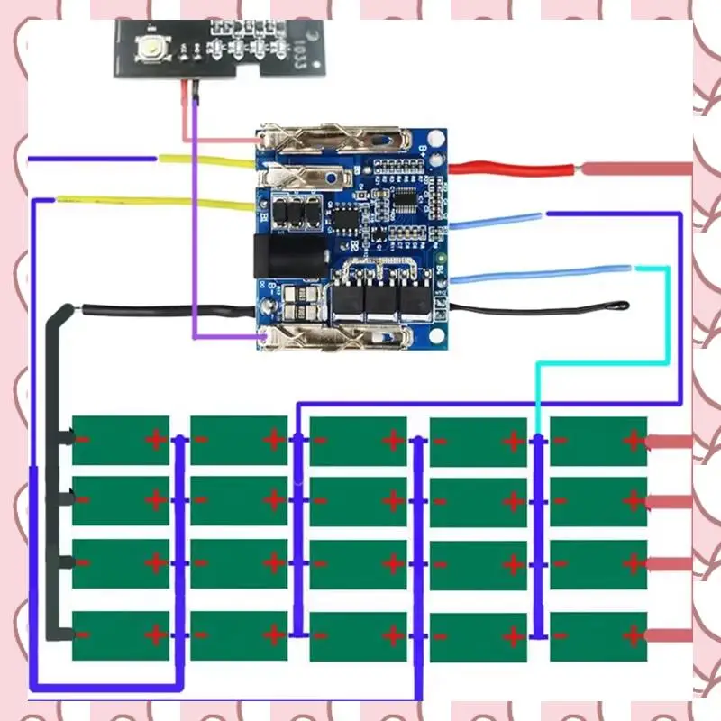 

HHTL Li- Battery Case Forlomvum Zhipu Hongsong Jingmi Battery Protection Circuit Board Lithium Battery Plastic Case