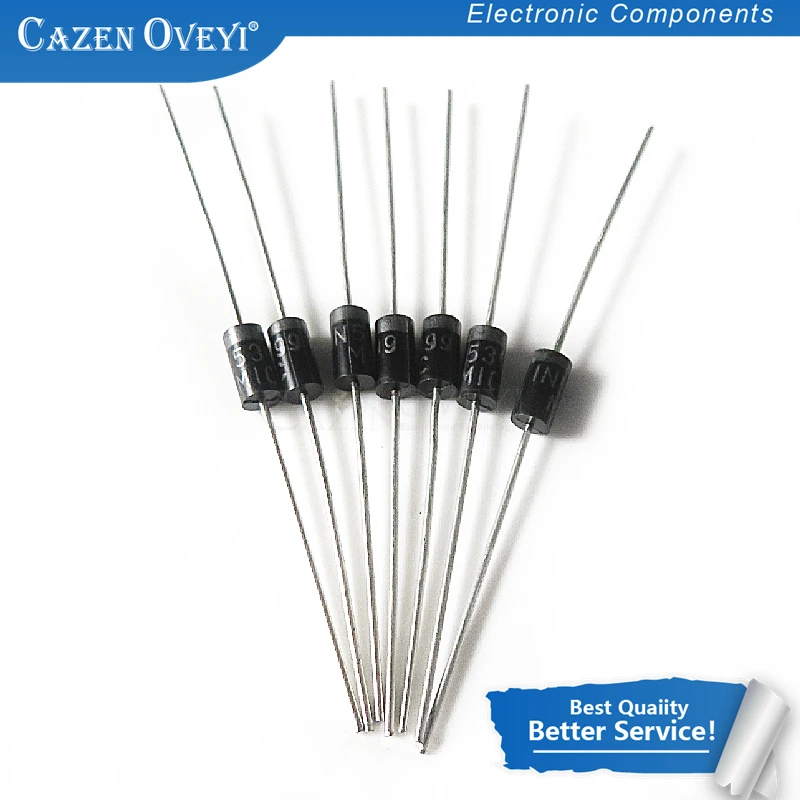 50PCS Rectifier Diode 1N5817 1N5819 1N5399 1N4937 1N4004 1N4001 1N4007 UF4007 HER107 FR207 FR157 FR107 RL207 DO-41 In Stock