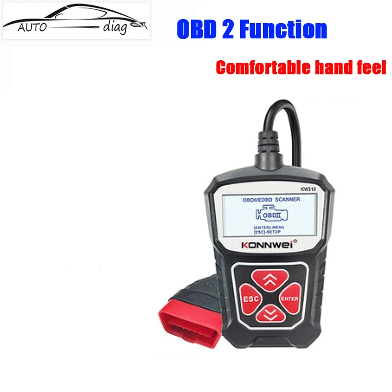 Konnowei kw310 obd2 scan tool car diagnostics obd2 Tool Kw310 Konnowei Cheap code reader OBD2 car scanner with seven language