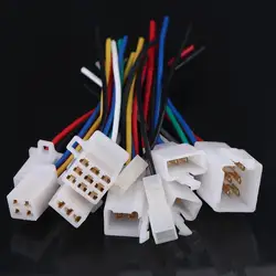 1set 2.8mm 2/3/4/6/9 pin Automotive Quick connection Electrical wire connector Male Female cable terminal plug Kits Motorcycle