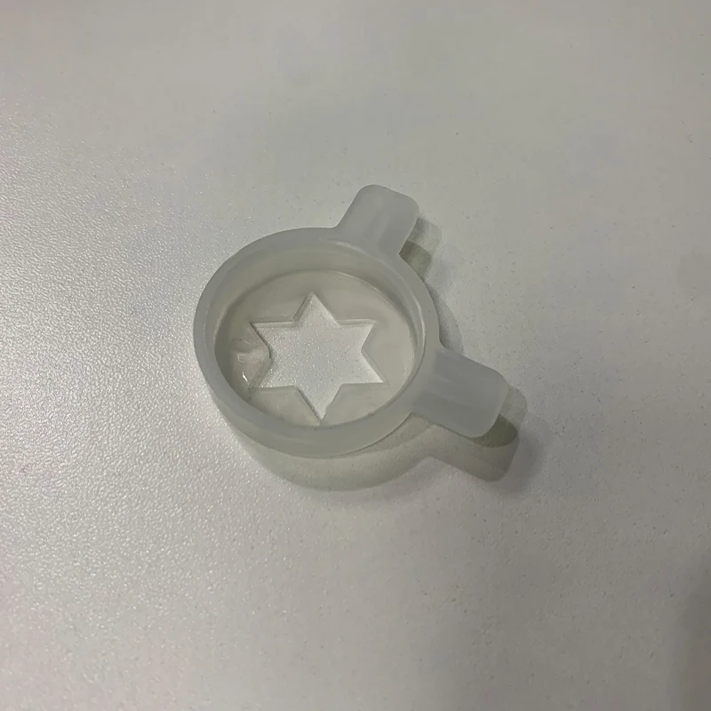 Soft Ice Cream Machine Hexagonal Magic Cap Parts, Plastic Nozzle Cap, Ice Cream Machine Replacement Spare Parts, Molding Cap