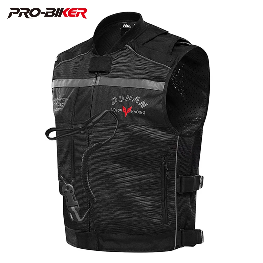 

DUHAN Motorcycle Jacket Fall Prevention Motocross Air Bag Motorcycle Jacket Summer Wearable Motorcycle Airbag Vest