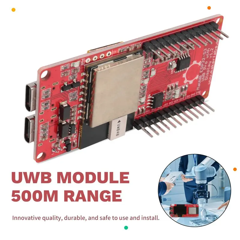 B04B-Industrial Iot Positioning System For Multi-Anchor/Tag For Mauwb_ESP32S3 UWB Module 500M Range Bluetooth 5.0