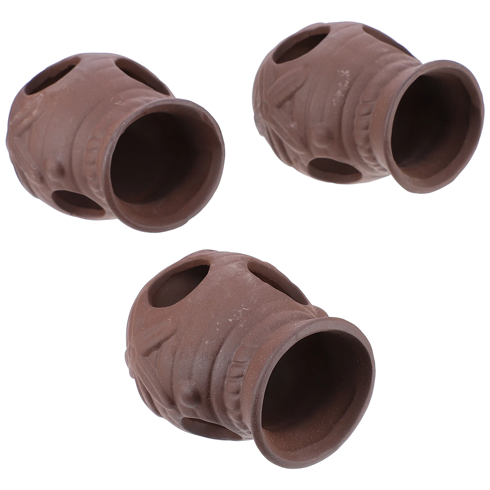 

3Pcs Aquarium Fish Shelter Vase Shape Habitat Cave Decoration Fish Tank Ornament Landscape Accessories Aquarium Ornament