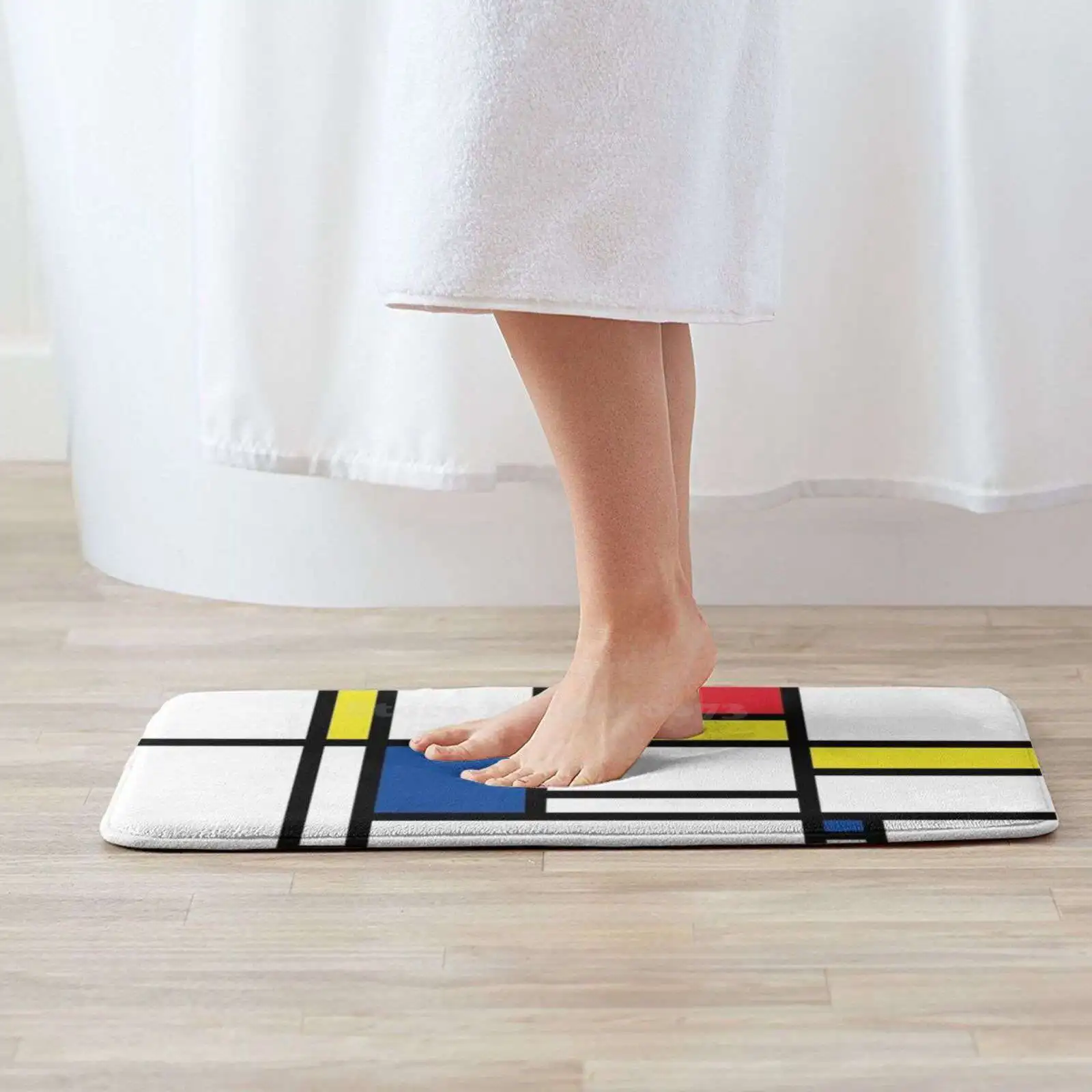 Copy Of Tableau No. 2-By Piet Mondrian Soft Cushion Car Home Carpet Door Mat Piet Mondrian Dutch Painter Pieter Cornelis