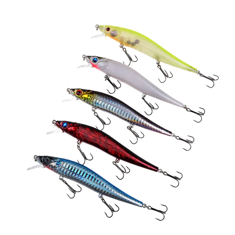 Señuelo minnow artificial – Crankbait duro para pesca de lucio - imagen 5
