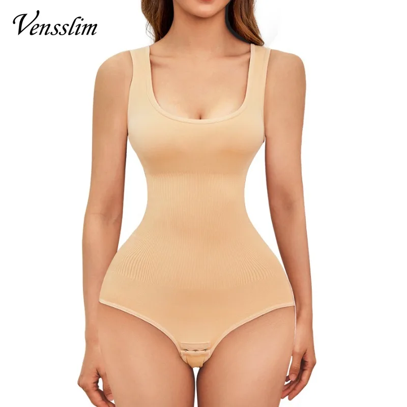 Vensslim Nahtloser Ganzkörperformer, Taillentrainer, Höschen für Damen, Po-Heber, Bauchkontrolle, Bodys, Schlankheitshöschen mit Haken