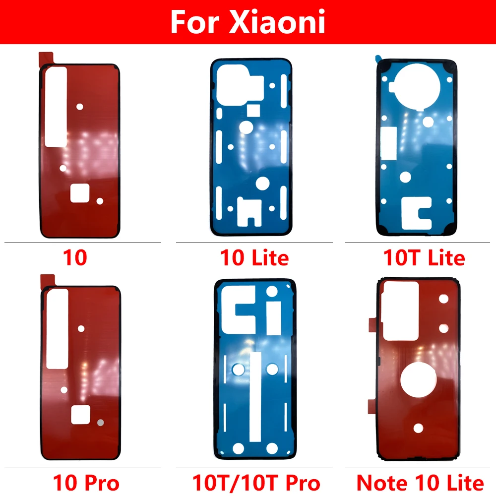 Imagem -04 - Etiqueta Impermeável para Tampa Traseira da Bateria 50 Pcs Novo Testado para Xiaomi mi 9t 10t 11t 12 Pro Nota 10 11 Lite Ultra