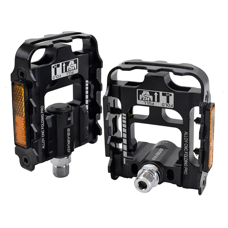 

Складная велосипедная педаль из сплава с ЧПУ 100x75 мм, складная педаль из алюминиевого сплава MTB для горного велосипеда, платформа для Brompton Dahon
