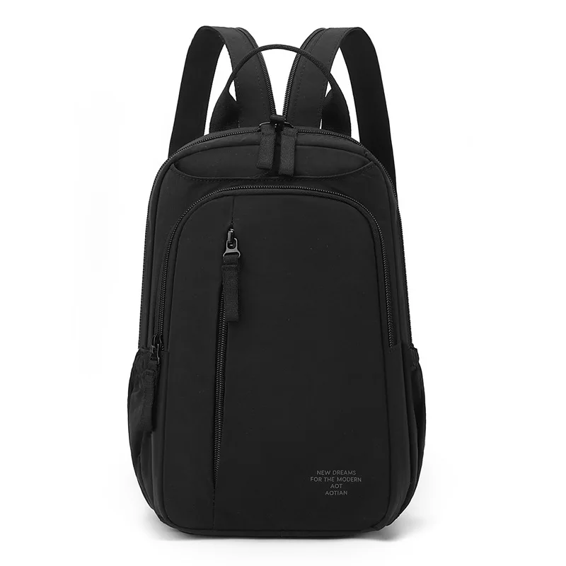 Men's Multi-functional Shoulder Bag Unisex Business Crossbody Bag Women's Oxford Cloth Small Backpack Leisure Commute Chest Bag