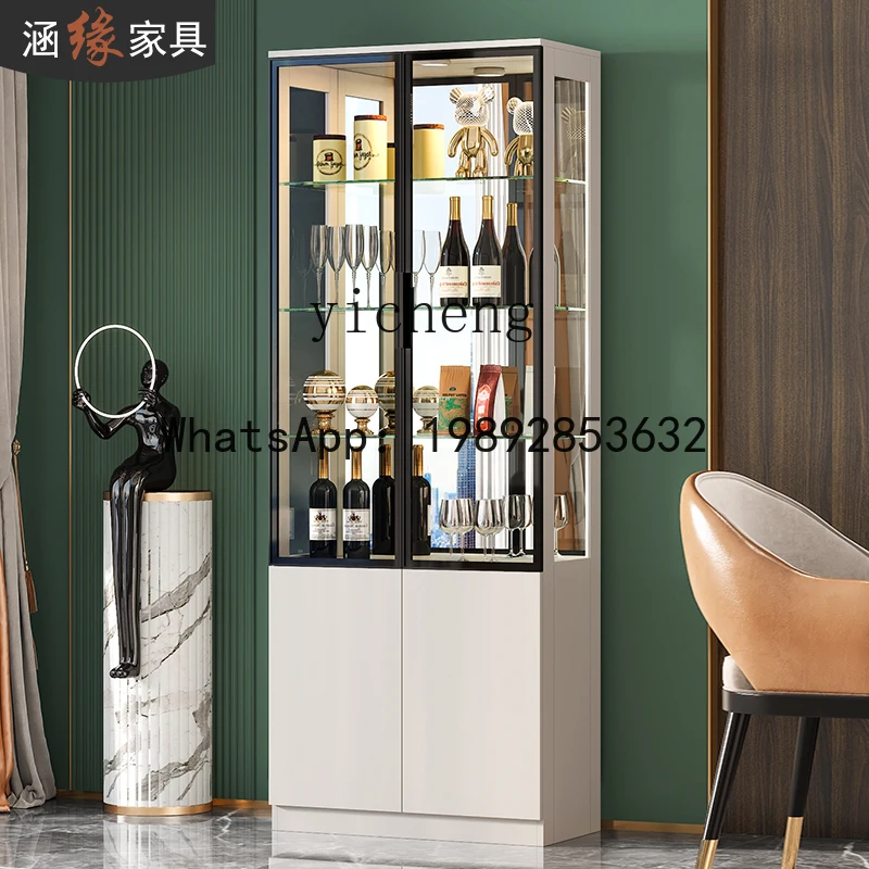 AA  light luxury wine cabinet display cabinet simple  wall dining side household locker
