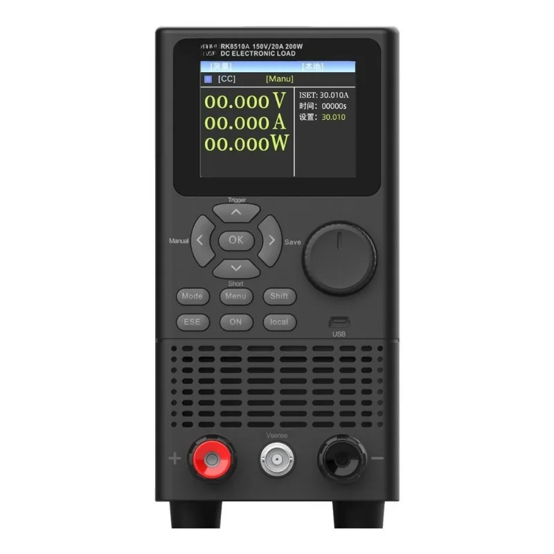 Programmable 400W DC Electronic Load Tester Battery Capacity Internal Resistance Analyzer Adjustable Constant Current Constant