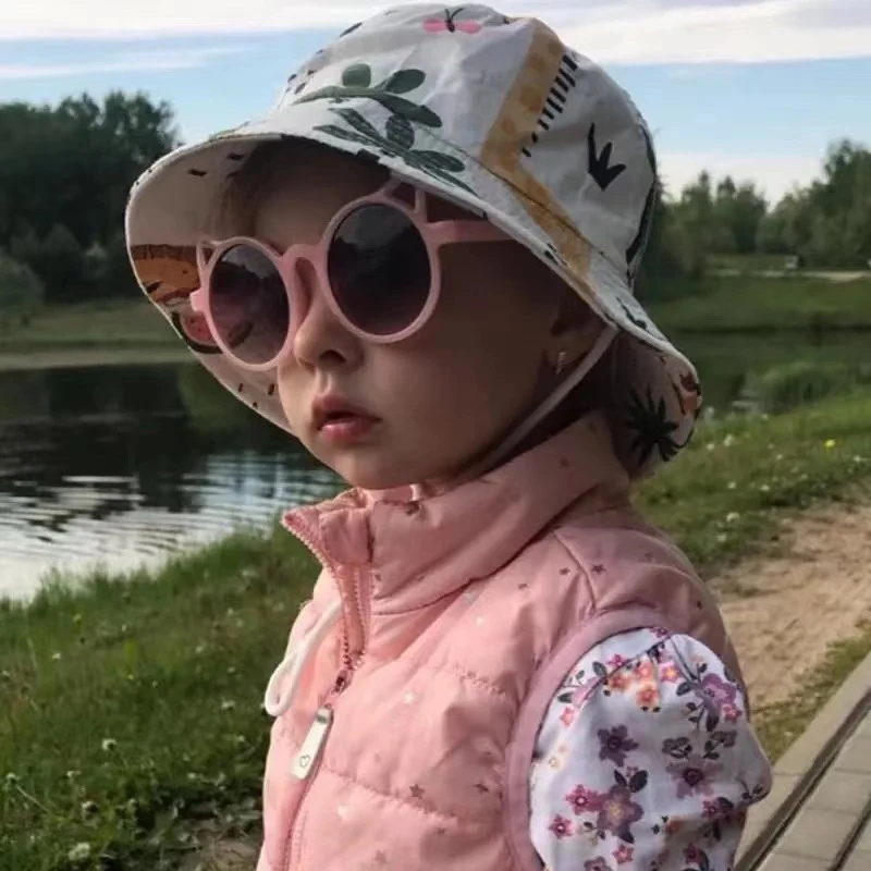 Summer Panama Baby Girls Hat Autumn Cartoon Boys Fisherman Hat Baby Sun Hat Outdoor UV Bucket Hat for Kids Toddler Bonnets Summe