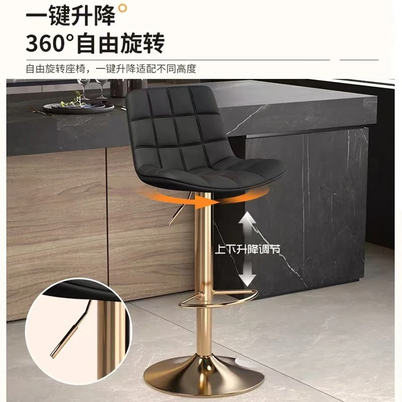 Chaise élévatrice de chaise de bar, table de bar et chaise