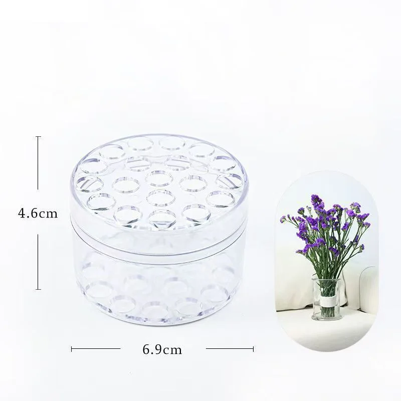 2Pcs Multi-Hole Floral Stem Holder Set, Fits Most Vase Sizes, Works for Fresh & Artificial Roses, Ideal for Flower Arrangements - view 2
