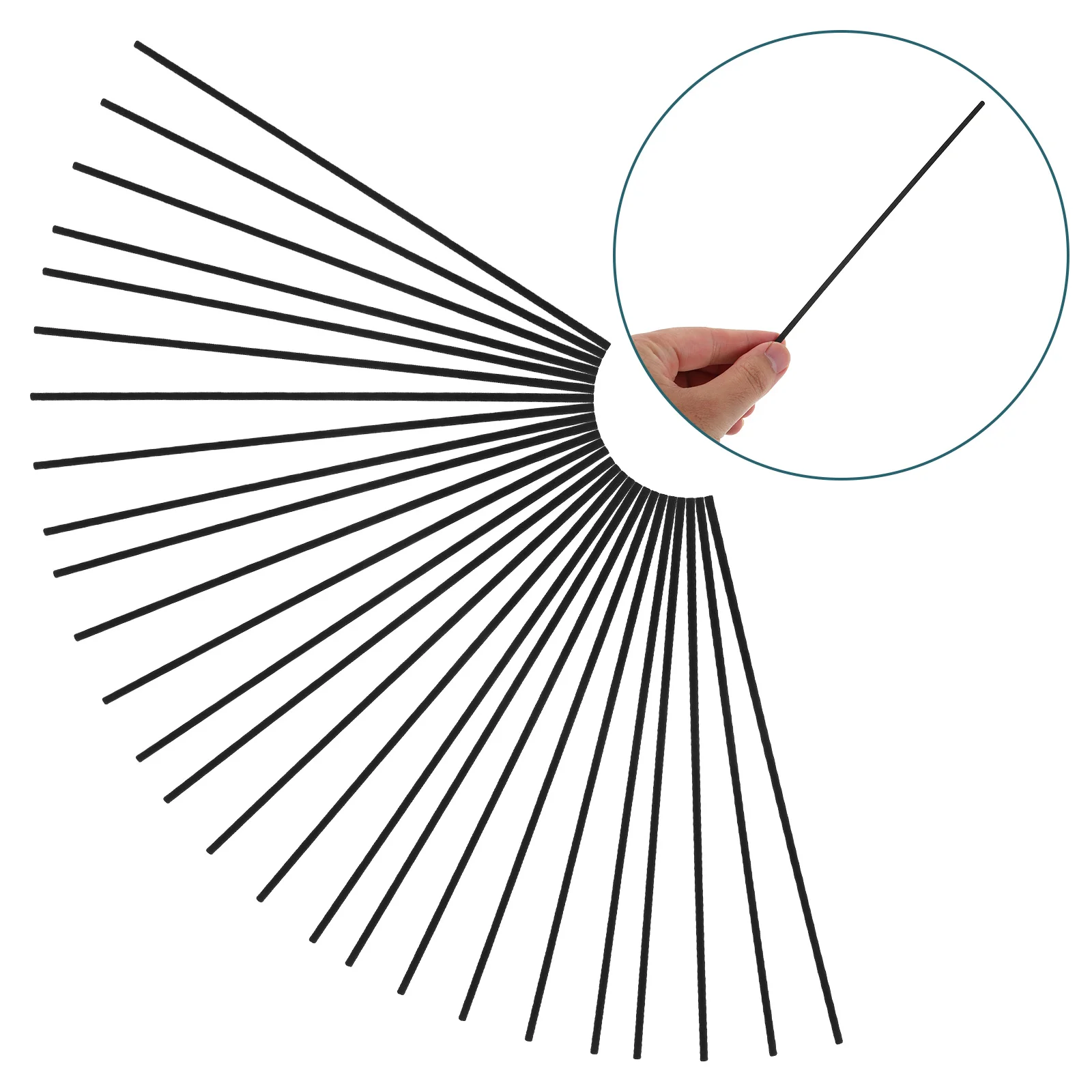 

100pcs Fiber Diffuser Non-Fading Aromatherapy Sticks 22Cm 3Mm Essential Oil Reeds Home Scent Sticks Office