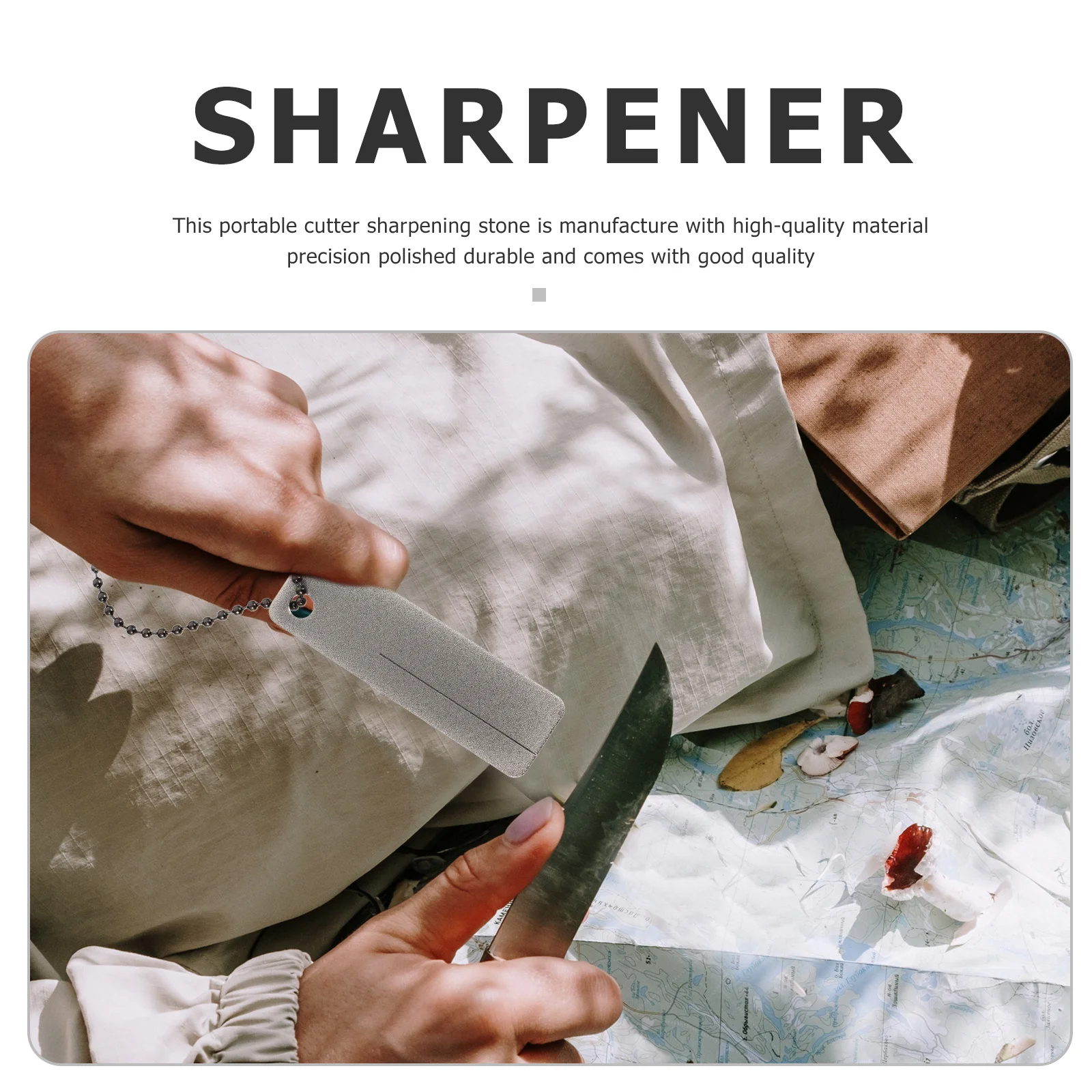 

2pcs Sharpening Stone Portable Knife Sharpener Tool For Kitchen Outdoor Scissors Fishing Hooks Home Whetstone Rectangular