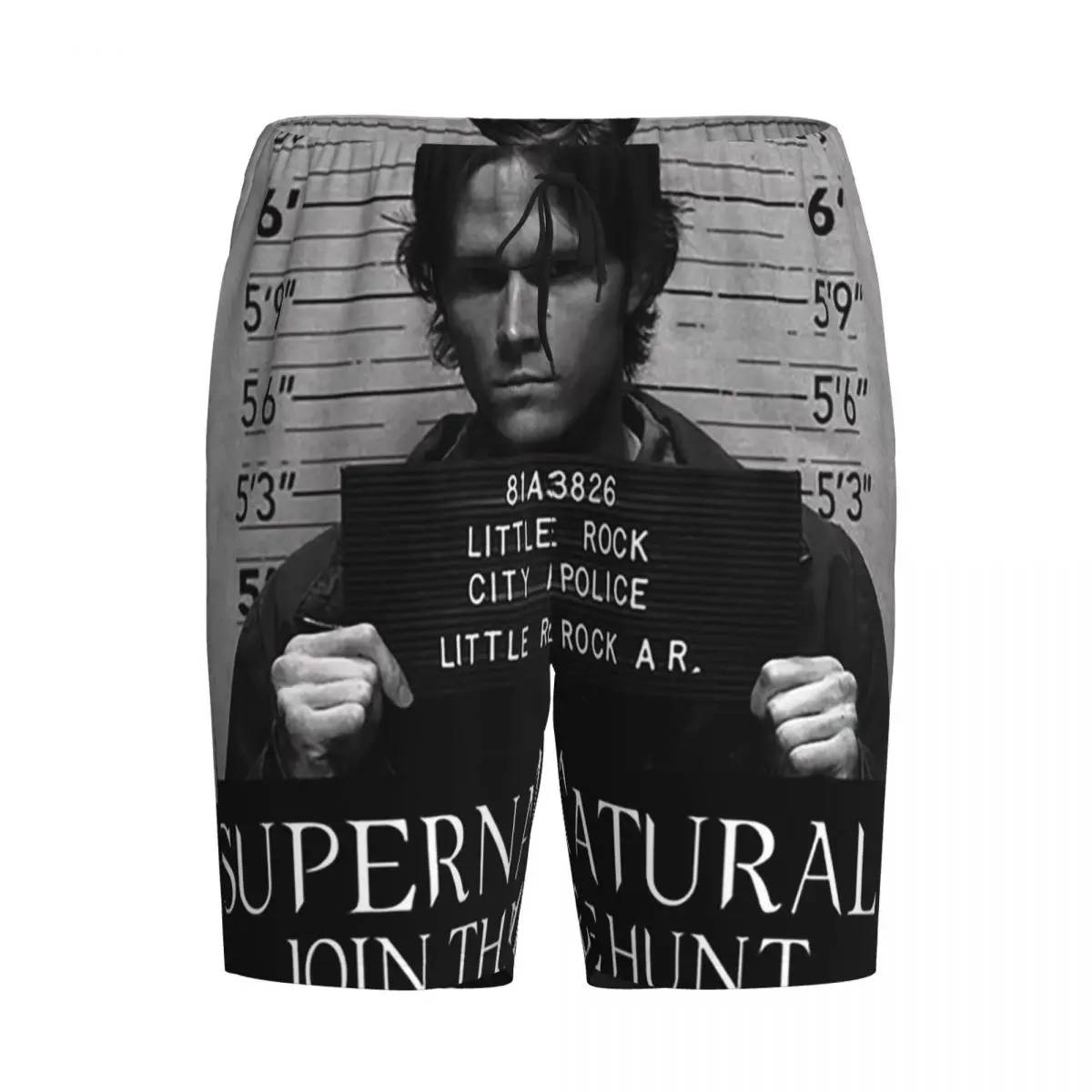 

Мужские пижамные штаны Custom Supernatural Mugshots Sam And Dean, шорты для сна, домашние брюки, нижняя часть пижамы