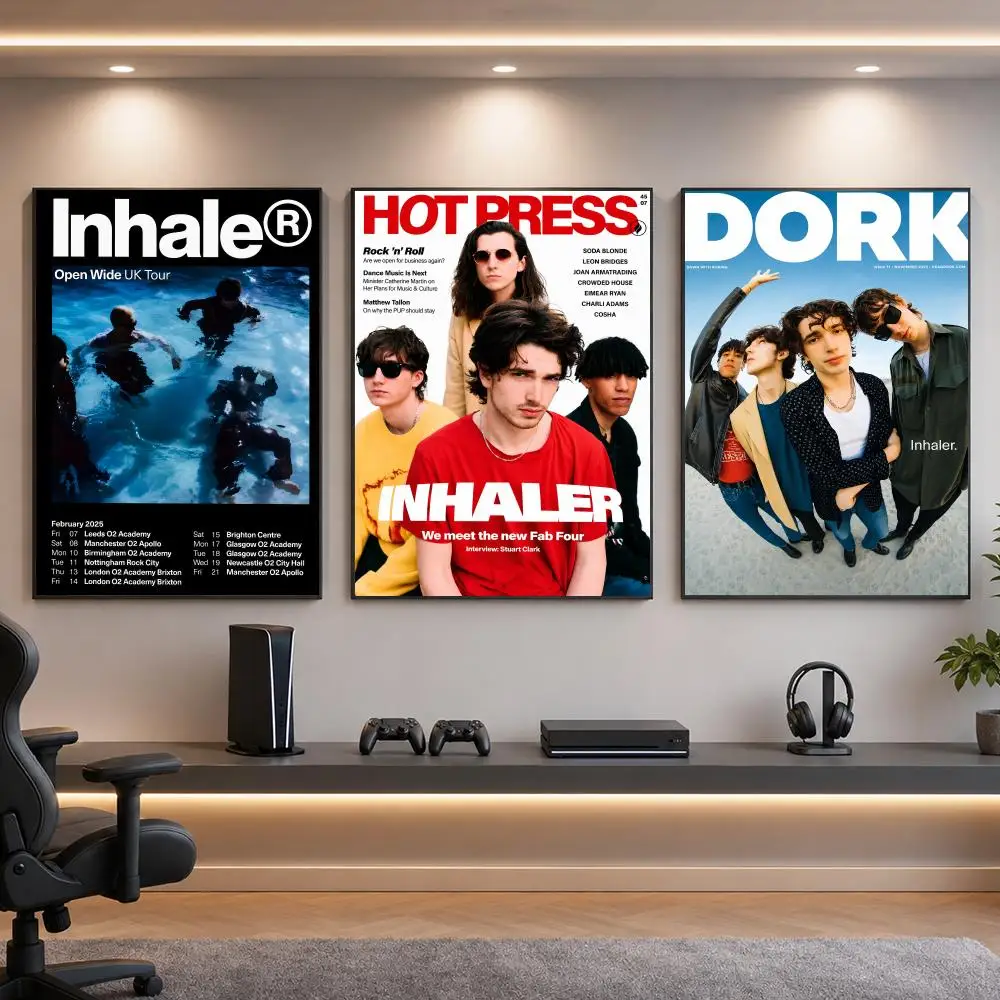 Band I-Inhaler Indie Rock Poster HD Removable Wall Art Gift Bedroom Lounge Dorm Office Gaming Cafe Bars