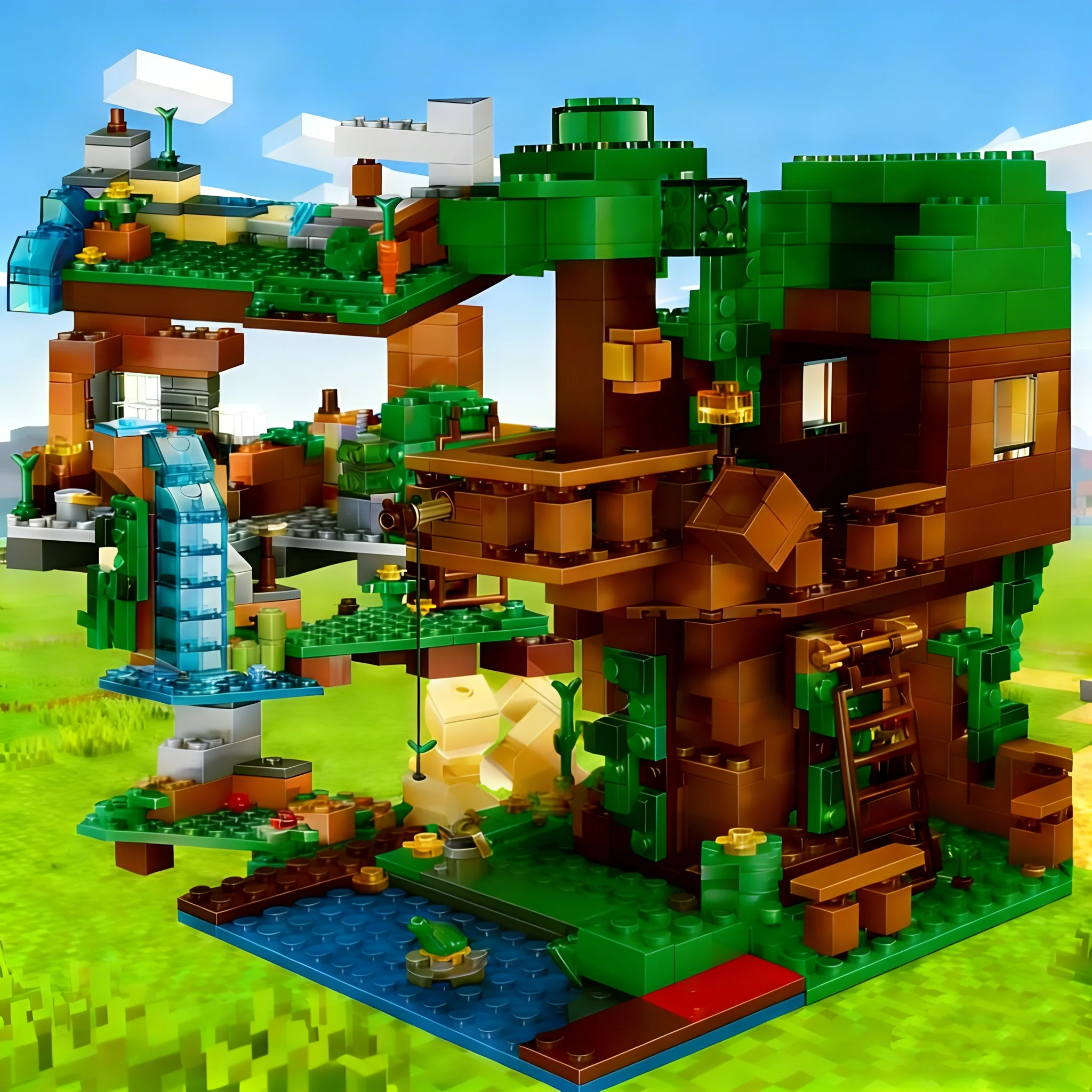 Wooden House Leopard Stacking Blocks Set - Perfect for Home Decor & Holiday Gifting