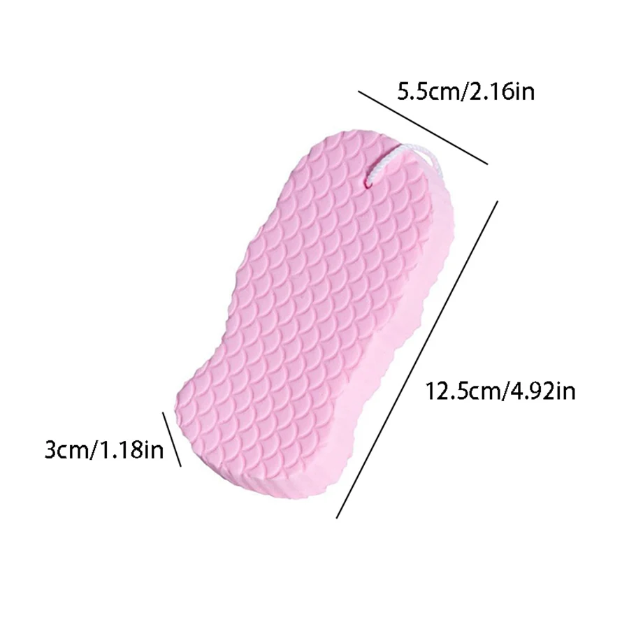 Soft Bath Sponge Body Scrub Bast Wisp Massage Brush Body Washcloth Skin Scrubber Relax Exfoliating Skincare Shower Accessories